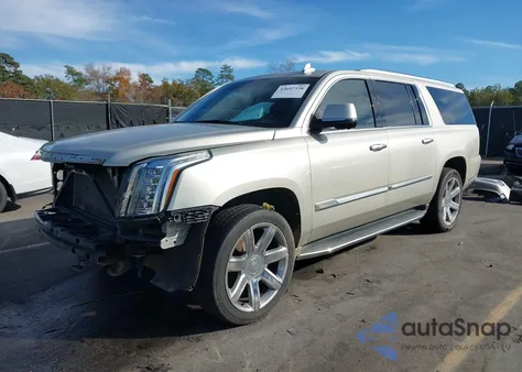 2016 Cadillac Escalade Esv Luxury Collection из США, поврежденный, VIN 1GYS3HKJ3GR243158